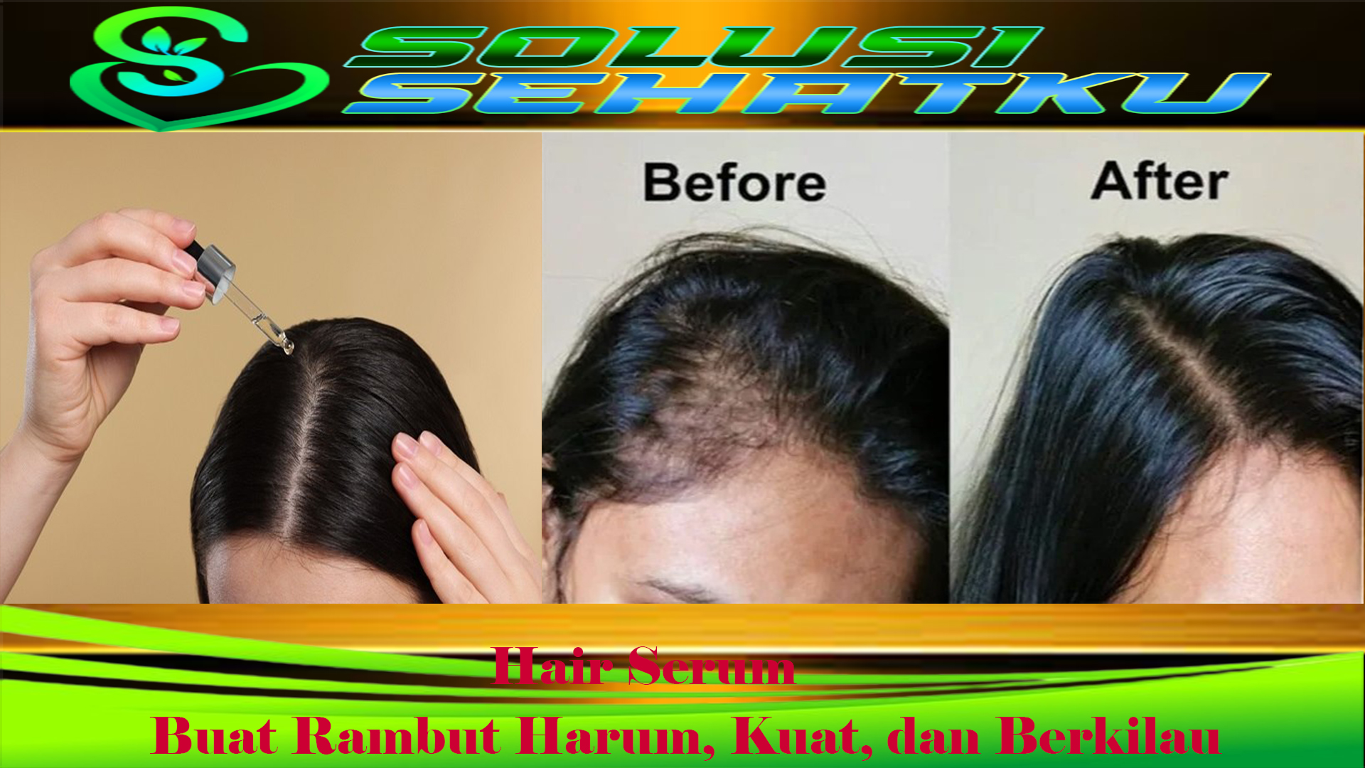 Hair Serum, buat Rambut Harum, Kuat, dan Berkilau